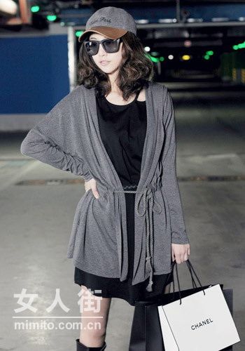 时尚MM演绎韩范儿十足