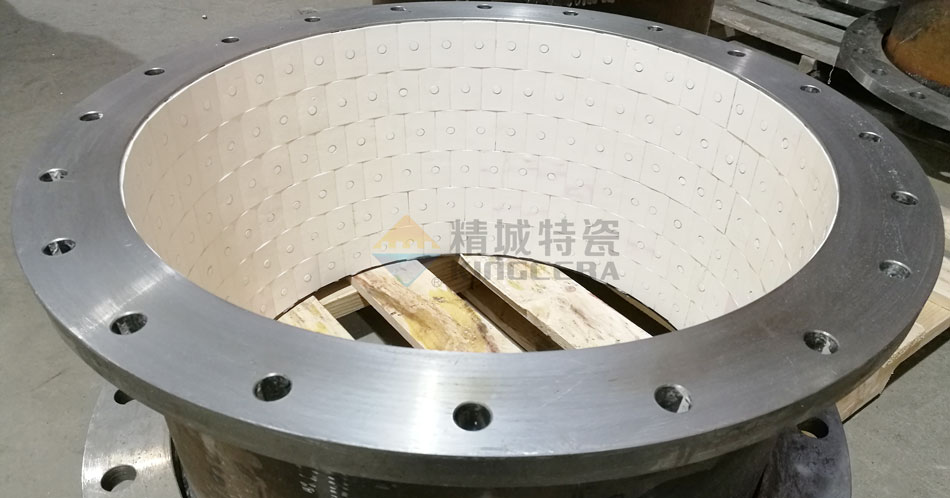 内衬陶瓷物料输送管路