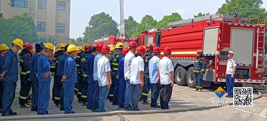 J9集团积极共同消防结合演练，共筑安全出产防线