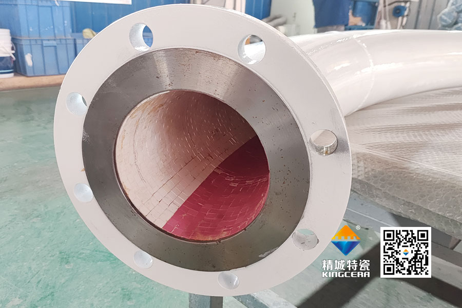 J9集团ZTA陶瓷贴片耐磨管路